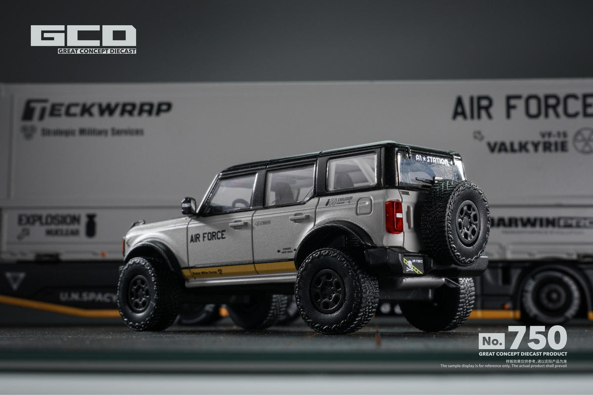 (Coming Soon) GCD 1/64 Bronco DarwinPRO AIR FORCE GREY (LHD)