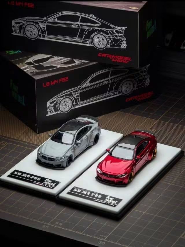 (Coming Soon) FINEMODEL 1:64 BMW LBWK M4 F82 Battle Grey | APAxpo Foshan 2026 (1 Model)