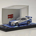 (Coming Soon) MEGAMEGA 1:64 Nissan Skyline GT-R R34 - 2 Fast 2 Furious livery