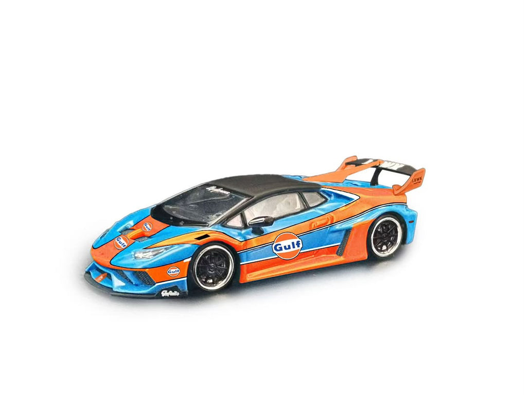 (Coming Soon) DAP 1:64 Huracan LP610 LB-Silhouette Works Widebody - Gulf Livery