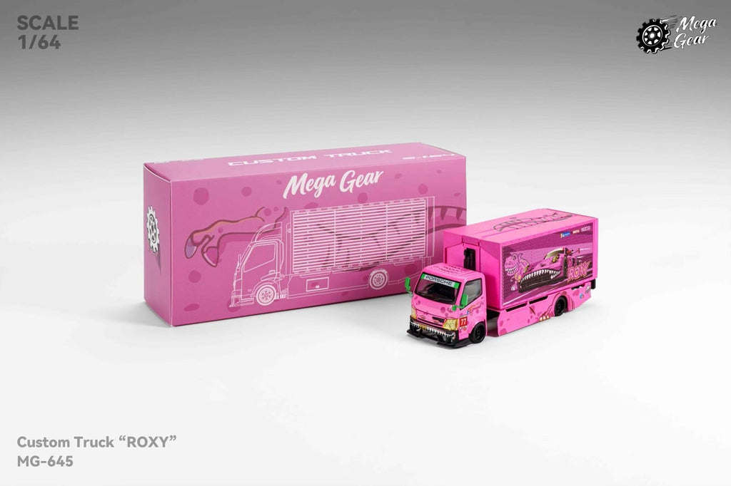 (Coming Soon) MEGAGEAR 1/64 Custom Truck Diecast - "Roxy" livery