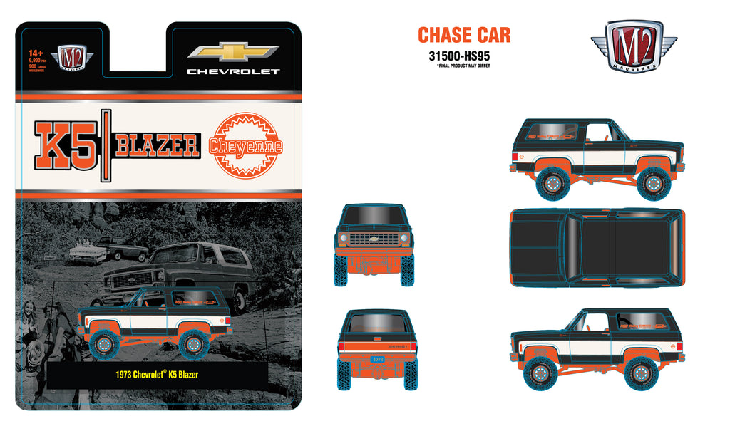 (Coming Soon) M2MACHINES 1:64 1973 Chevrolet K5 Blazer