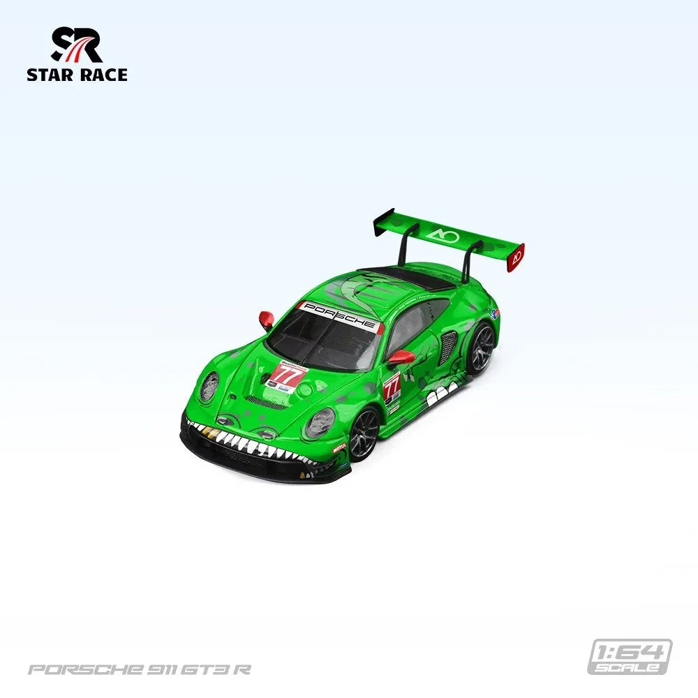 (Coming Soon) STARRACE 1:64 Porsche 911 GT3 T-Rex Number 77