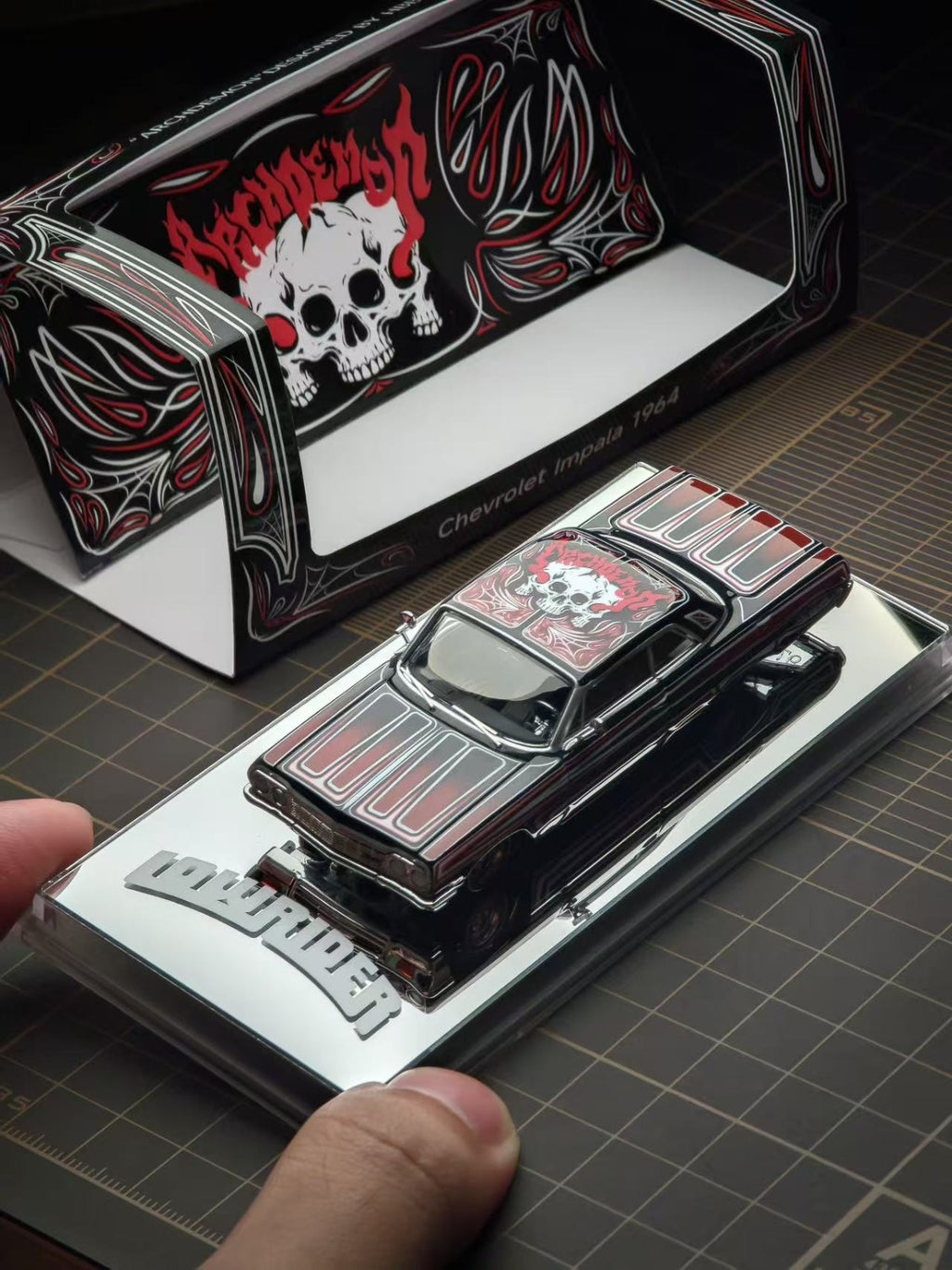 (Coming Soon) 97M 1/64 1964 Chevrolet Impala Special Edition "Day of the Dead"