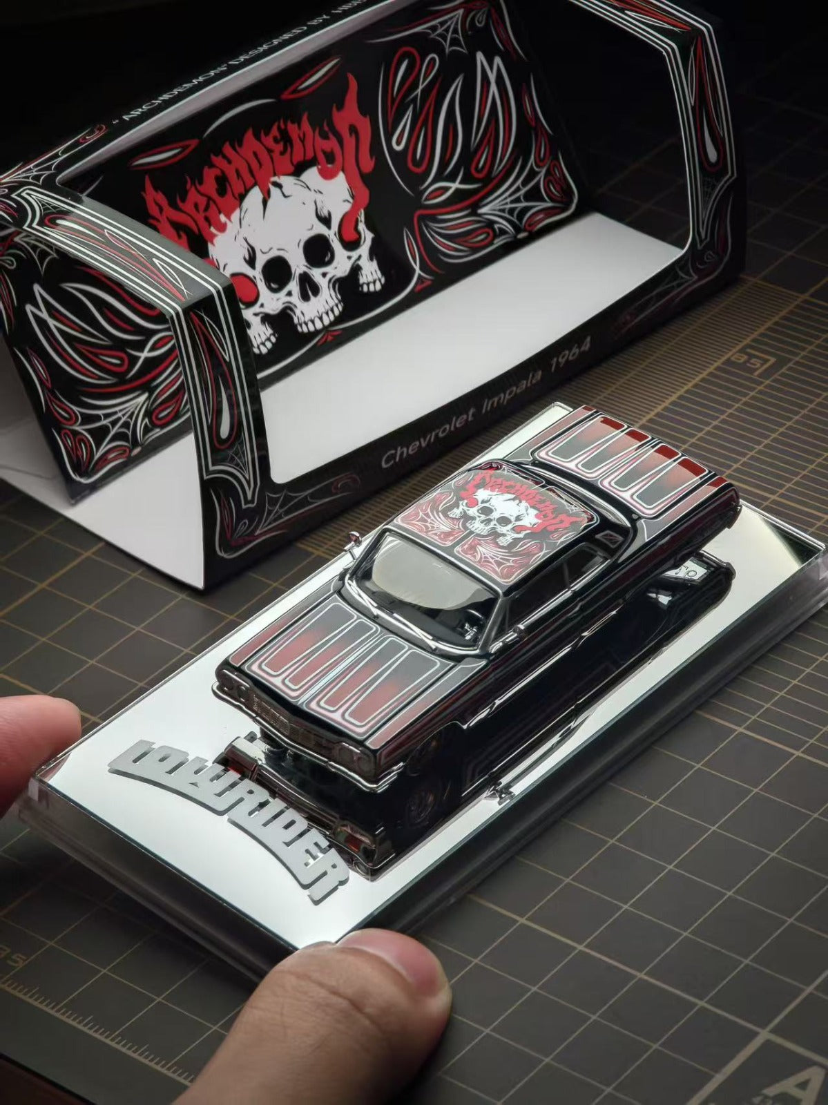 (Coming Soon) 97M 1/64 1964 Chevrolet Impala Special Edition "Day of the Dead"