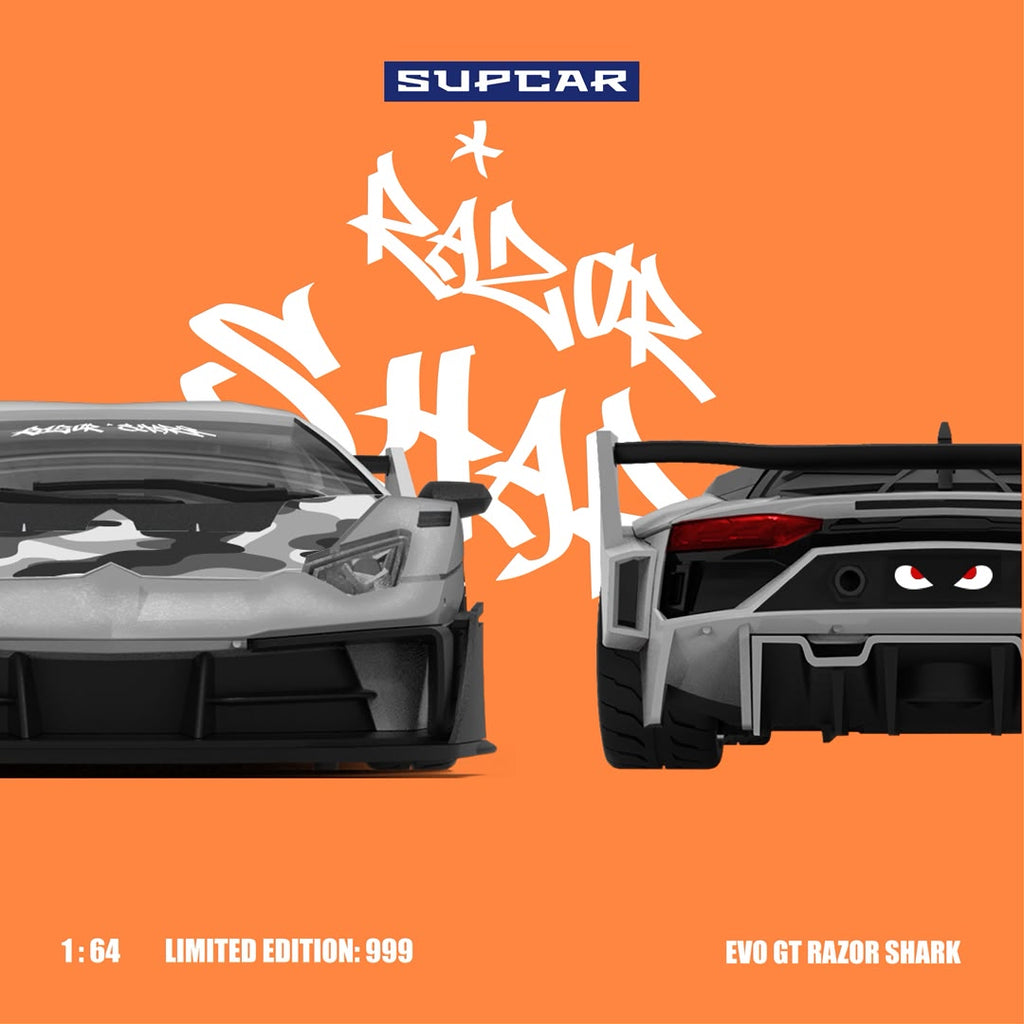 (Coming Soon) SUPCAR 1:64 Lamborghini GTEVO - Shark Livery