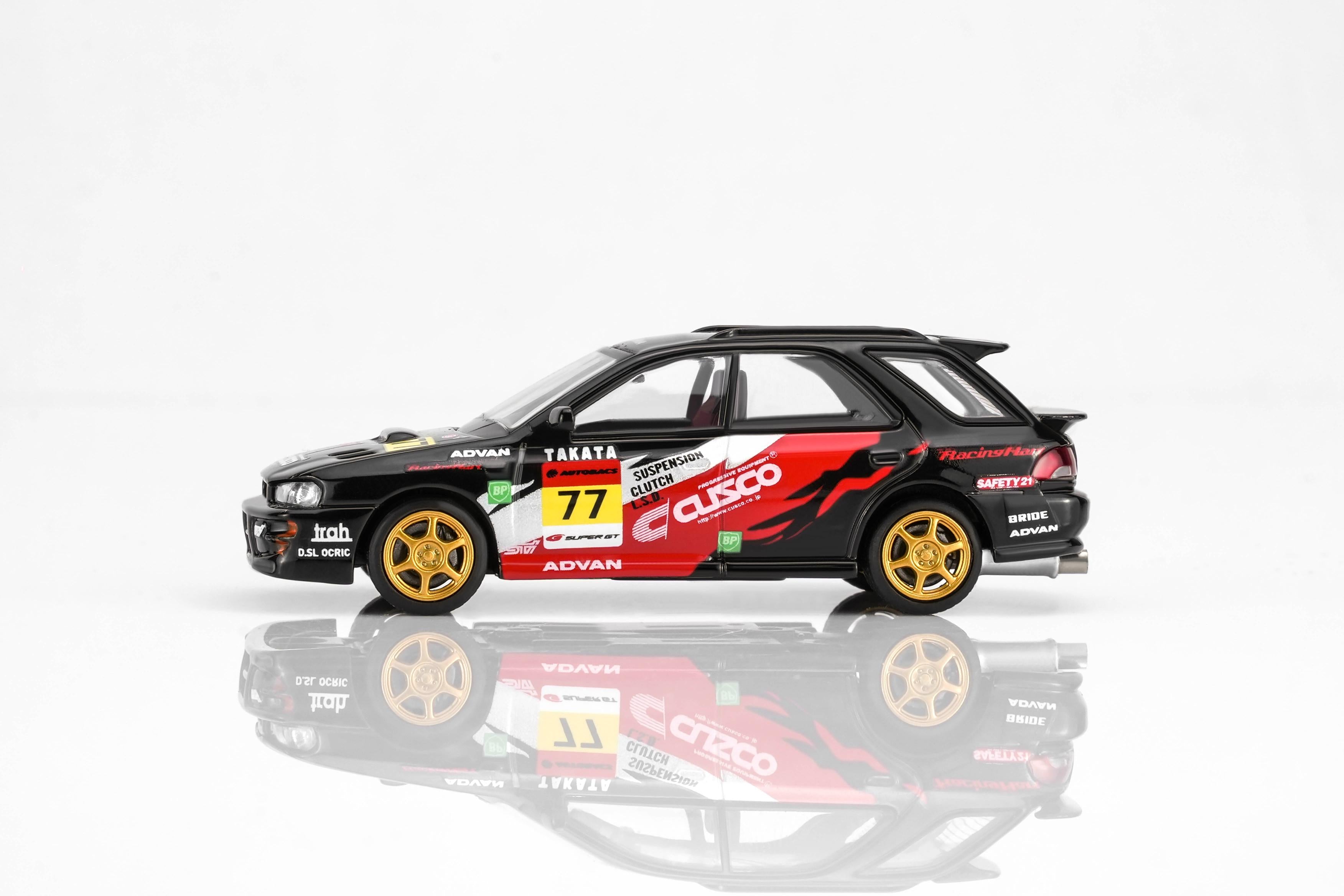 (Coming Soon) MOTORHELIX 1/64 Subaru Impreza Wagon WRX STi Verion VI - CUSCO Livery Black