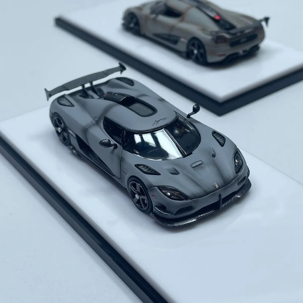 (Coming Soon) CUSTOMEDITION 1:64 Koenigsegg Agera RS Combat Grey | APAxpo Exclusive 2026 **CHASE RANDOMLY DISTRIBUTED**