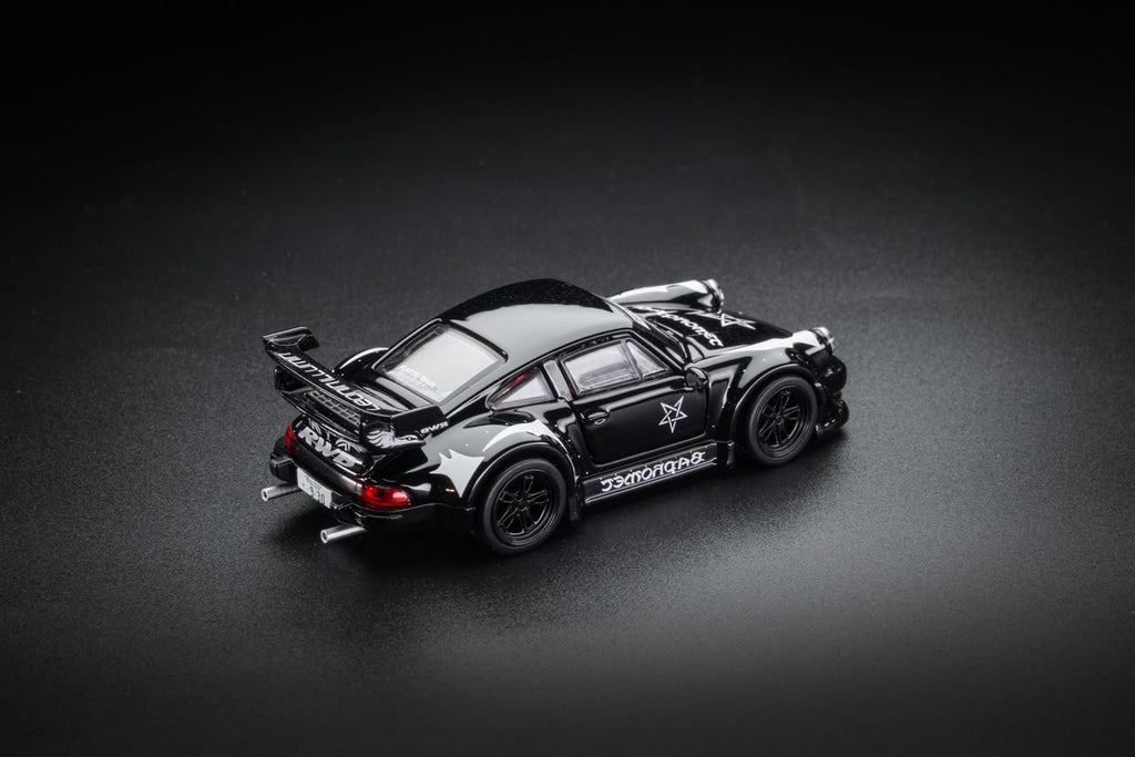 (Coming Soon) FG 1:64 Porsche RWB 930 Diecast - Black Devil Livery