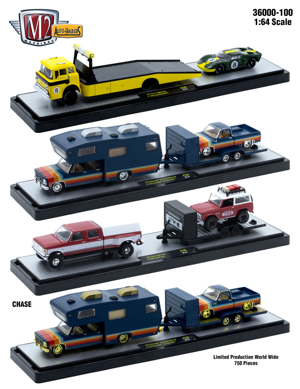 (Pre-Order) M2 MACHINES R100 Auto- Hauler Set 3Pcs Set **DEADLINE June 21st, 2026**