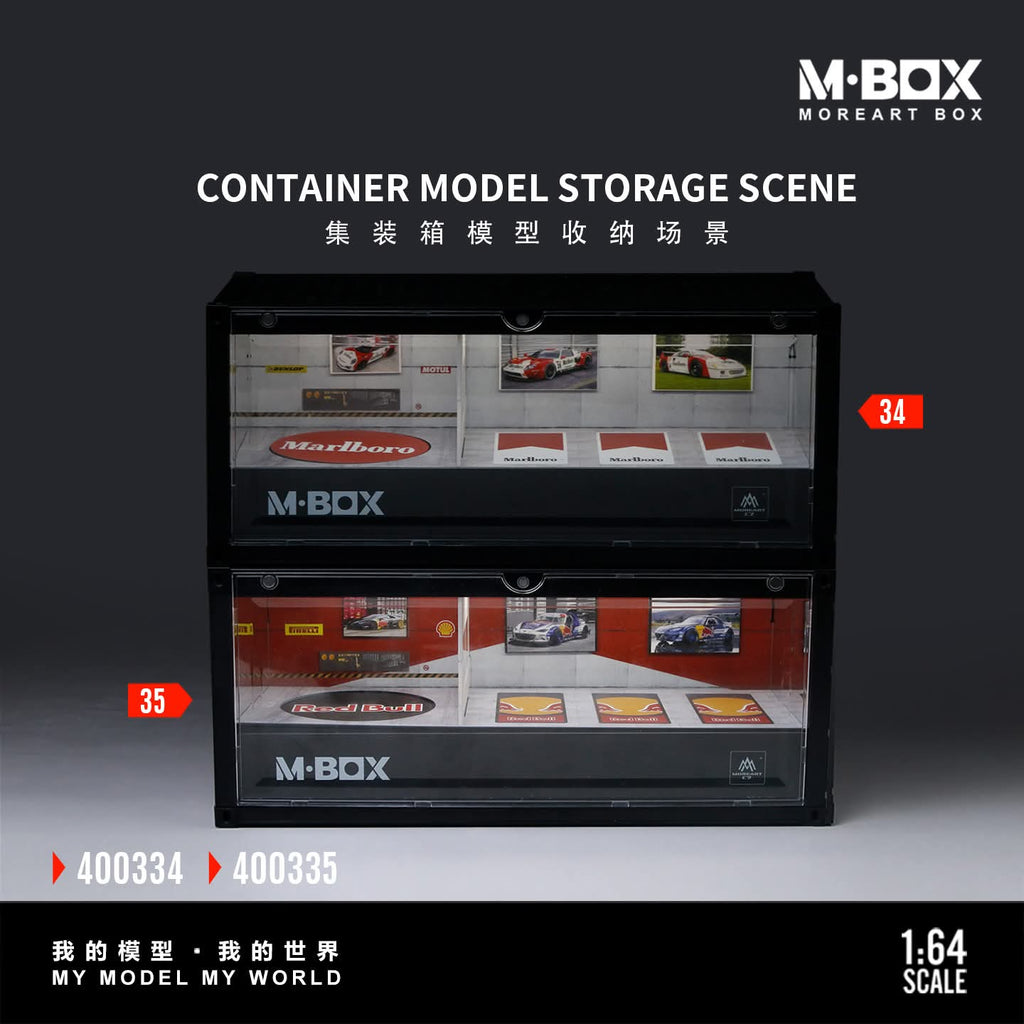 (Coming Soon) MOREART MBOX Container Model Storage Scene Simulation - Marlboro Paint Maintenance Shop #34