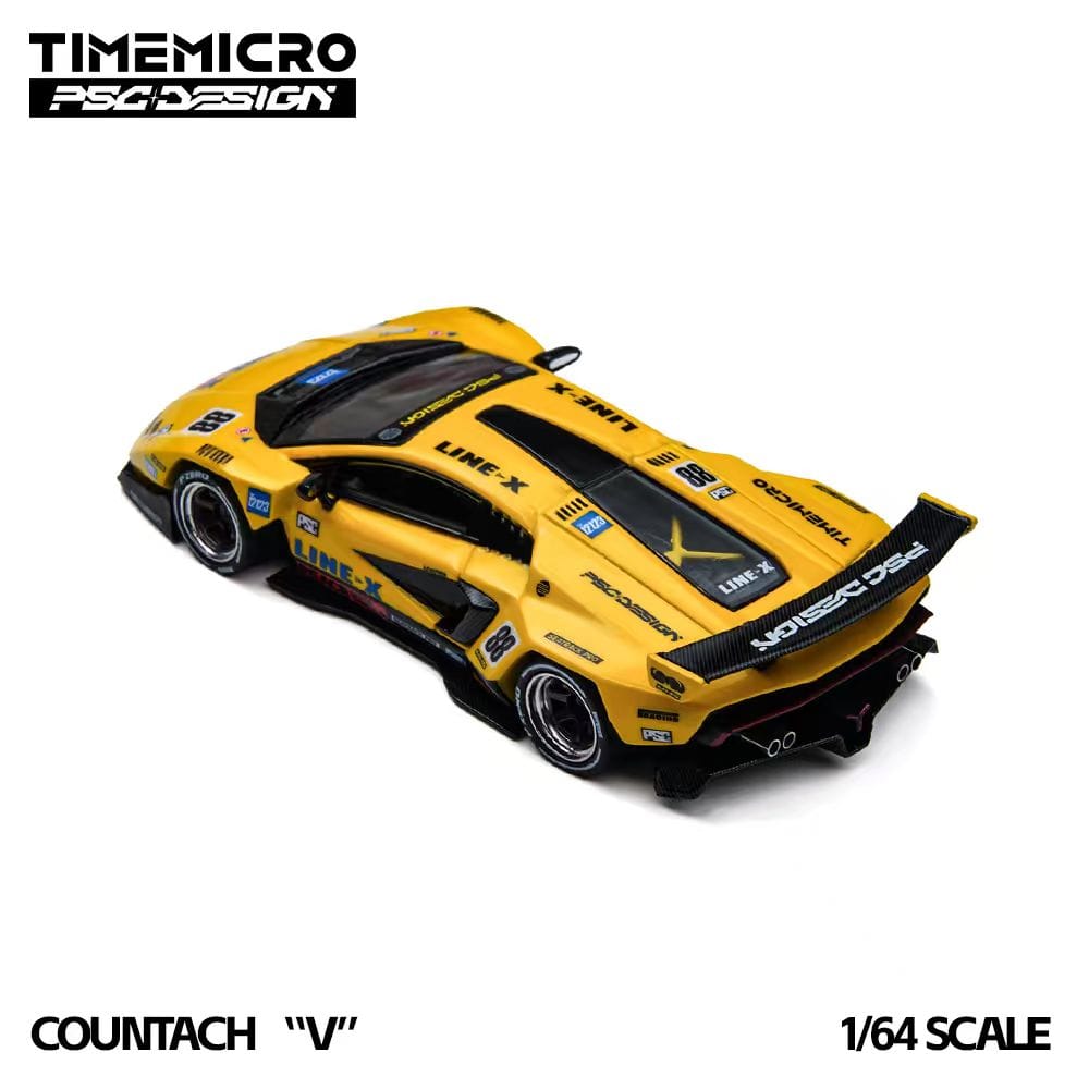 (Coming Soon) TIMEMICRO × PSC DESIGN 1/64 Countach "V" GT Tribute Diecast model