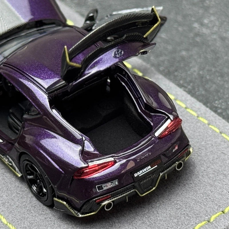 (Coming Soon) TOPART 1/64 Toyota Official Authorization Supra A90 (Darwin Pro Widebody Version) - Purple