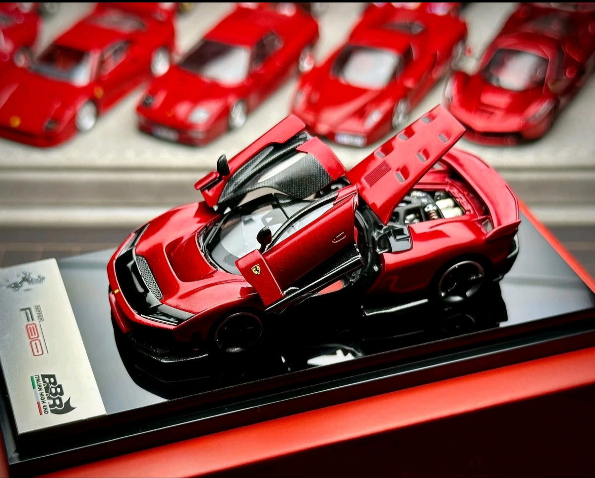 (Coming Soon) BBR 1/64 HEC Beijing Ferrari F80 Rosso Supercar - Classic Red** Chases Randomly Distributed**