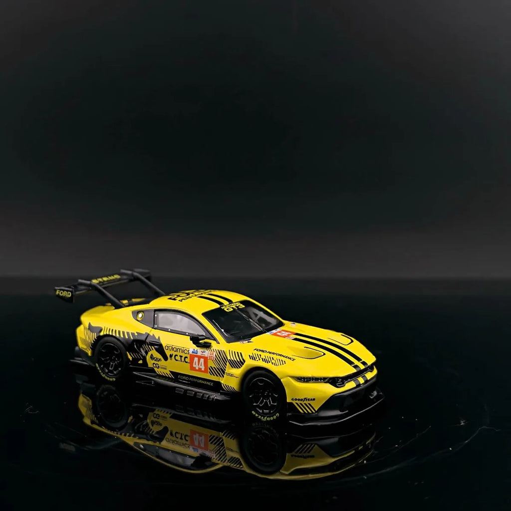 (Coming Soon) GTMODEL 1:64 Ford Mustang GT3 Race Car Yellow #44