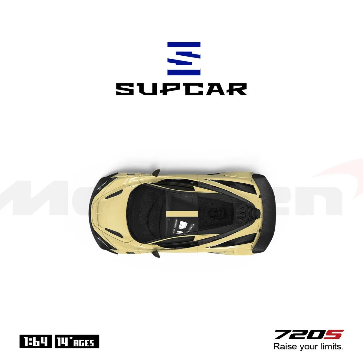 (Coming Soon) SUPCAR 1:64 McLaren 720S light yellow
