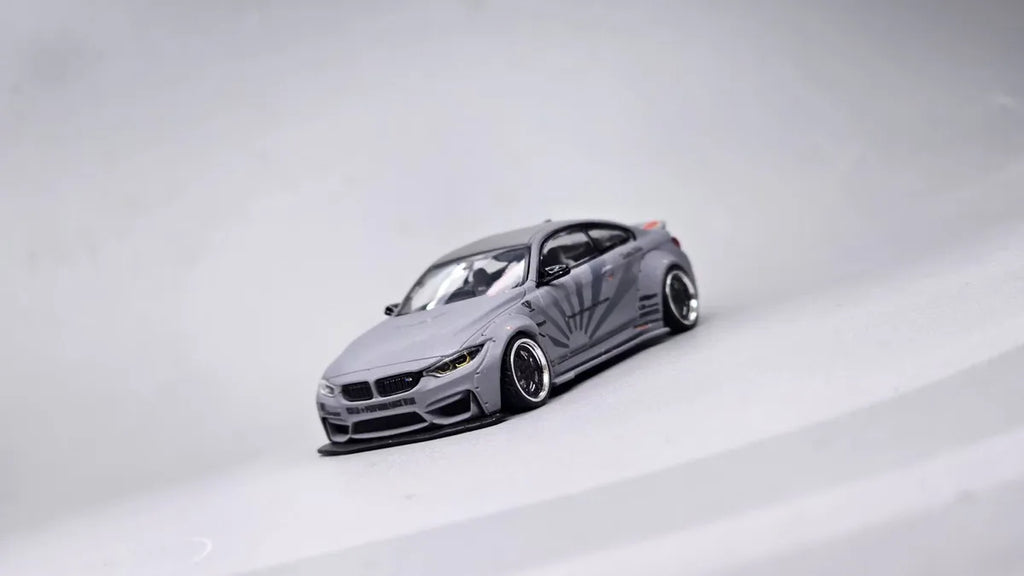 (Coming Soon) DAP 1:64 LB Widebody M4 F82. Combat Gray
