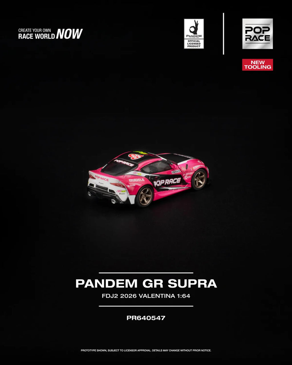 (Coming Soon) POPRACE 1:64 PANDEM GR SUPRA FDJ2 VALENTINA PIAZ PR640-547