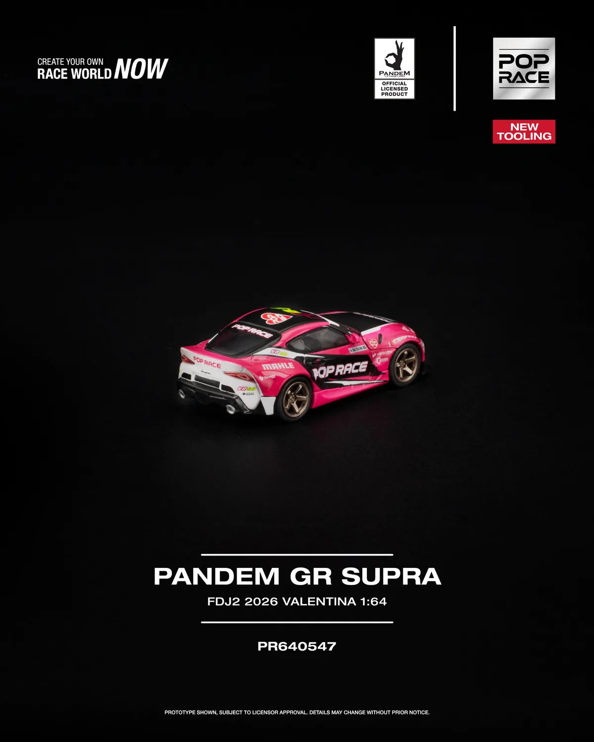 (Coming Soon) POPRACE 1:64 PANDEM GR SUPRA FDJ2 VALENTINA PIAZ PR640-547