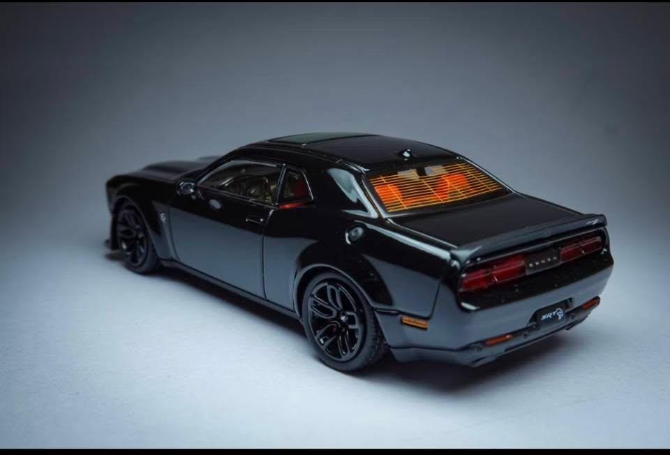 (Coming Soon) 1:64 Dodge Challenger SRT Hellcat  - Pitch Black (Limited to 450 pcs worldwide)