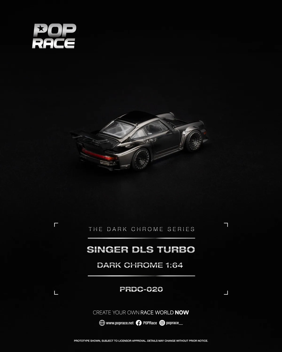 (Coming Soon) POPRACE 1:64 SINGER DLS TURBO - PRDC-020
