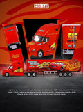 (Coming Soon) COOLCAR 1/64 Freightliner Lightning McQueen Livery Container Truck