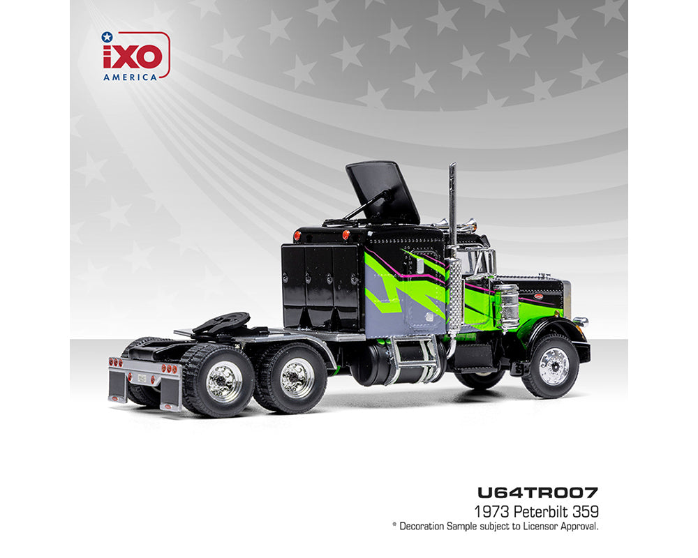 IXOAMERICA 1:64 1973 Peterbilt 359 – Black and Lime