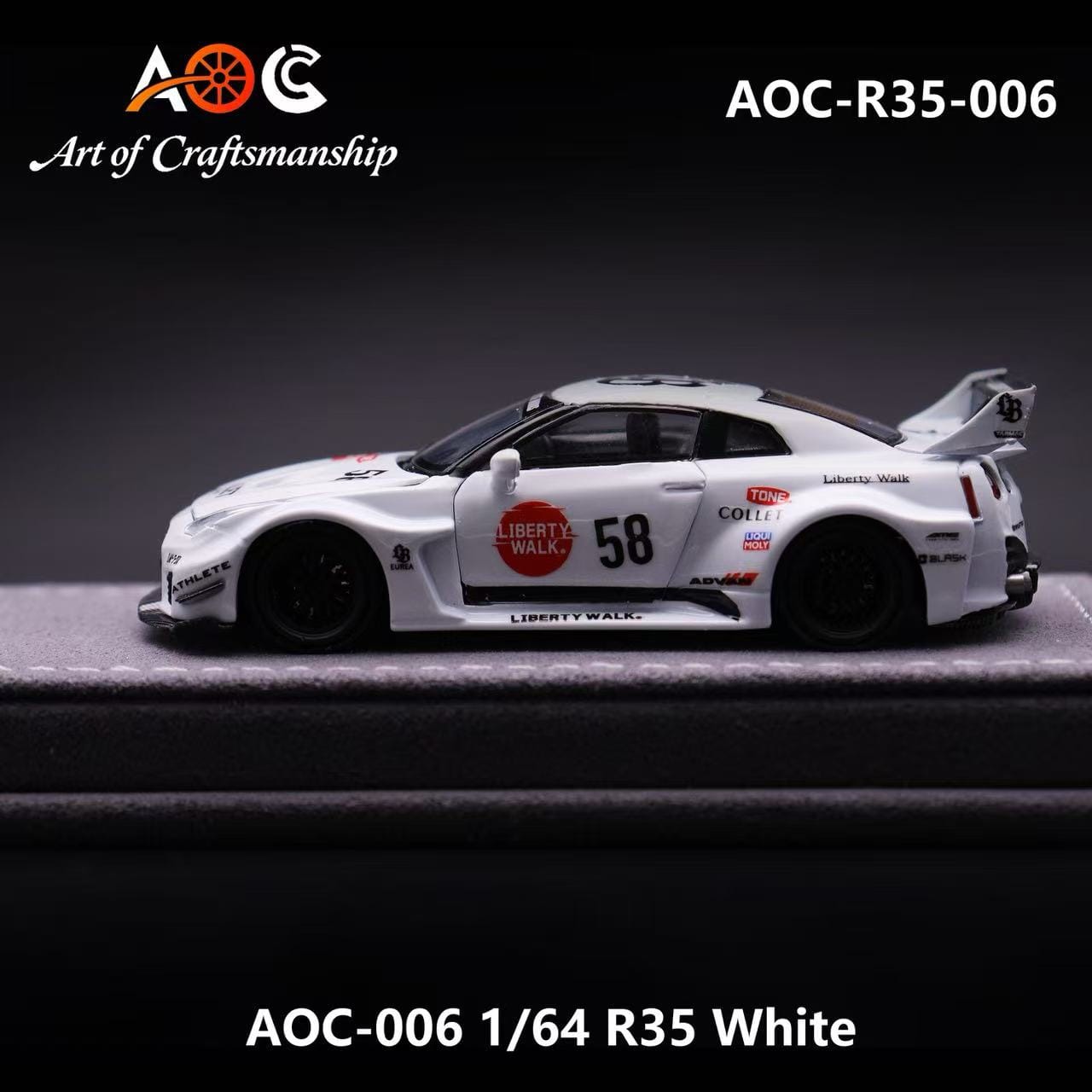 (Coming Soon) AOC 1/64 Modified R35 Fully Open Diecast Model
