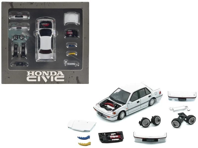 BMC 1/64 Honda Civic EF2 1991 WHITE RHD