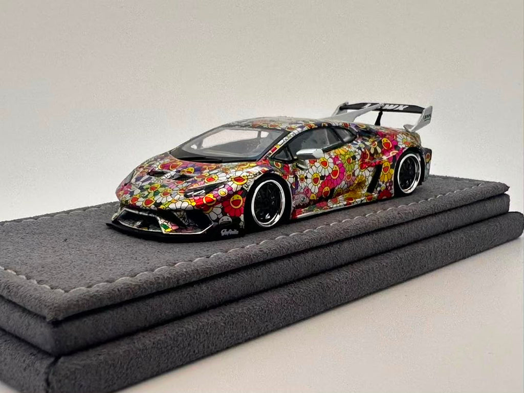 (Coming Soon) DAP 1:64 Huracan LP610 LB-Silhouette Works Widebody - KiKi Livery