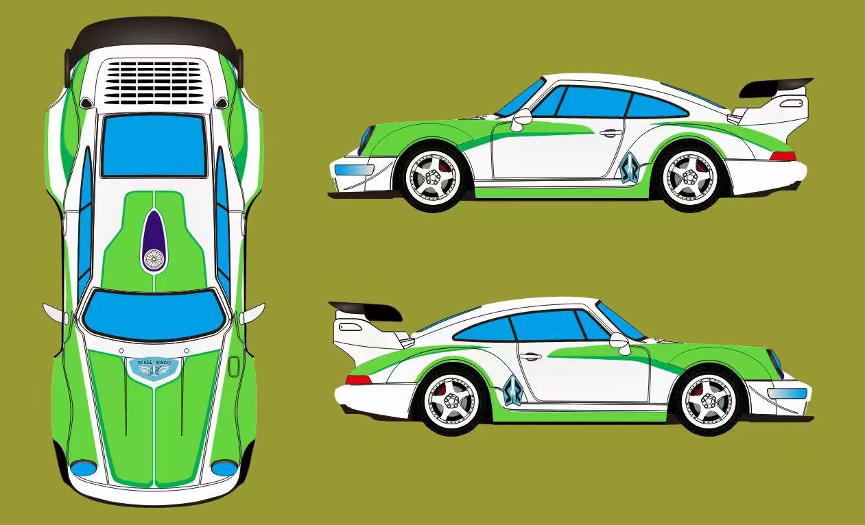 (Coming Soon) FLAME 1/64 Porsche RWB 993