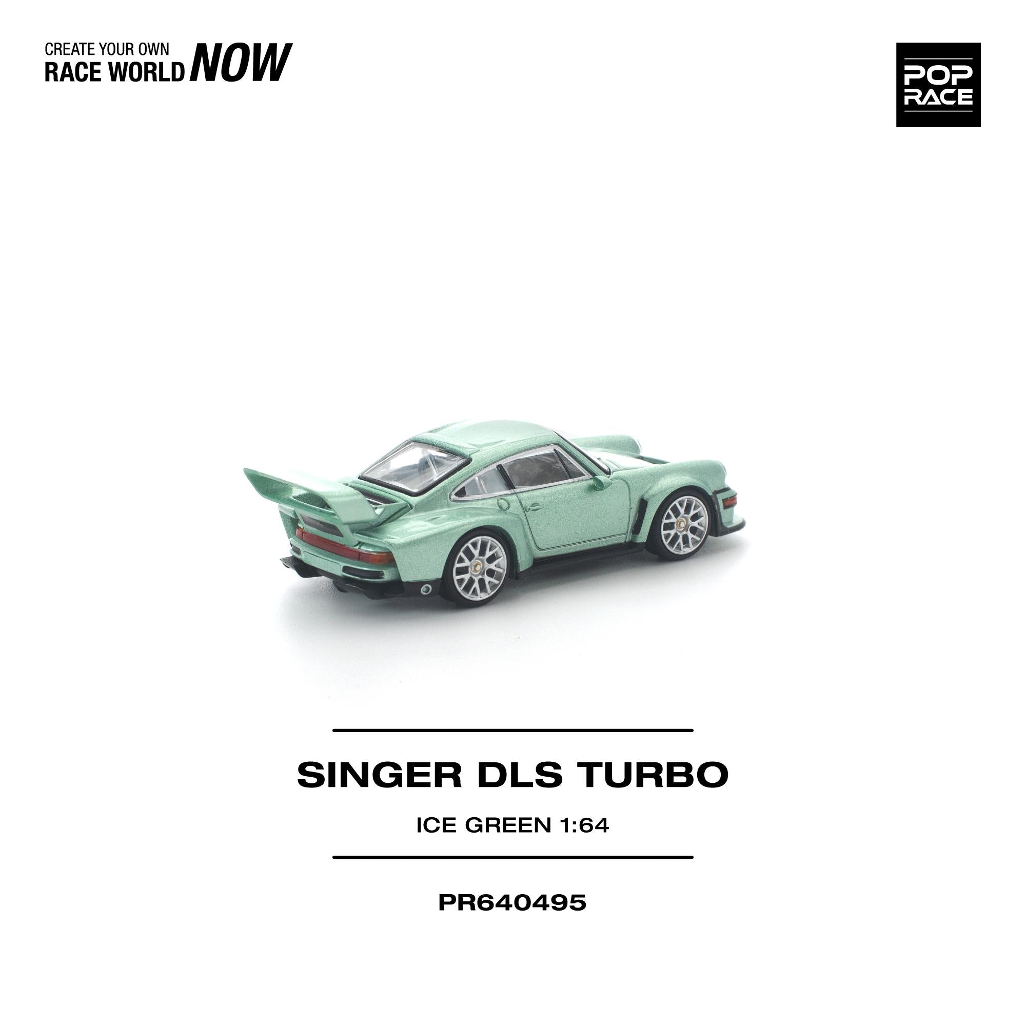 (Coming Soon) POPRACE 1/64 SINGER DLS TURBO ICE GREEN