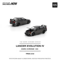 (Coming Soon) POPRACE 1/64 Lancer Evolution IV - Dark Chrome