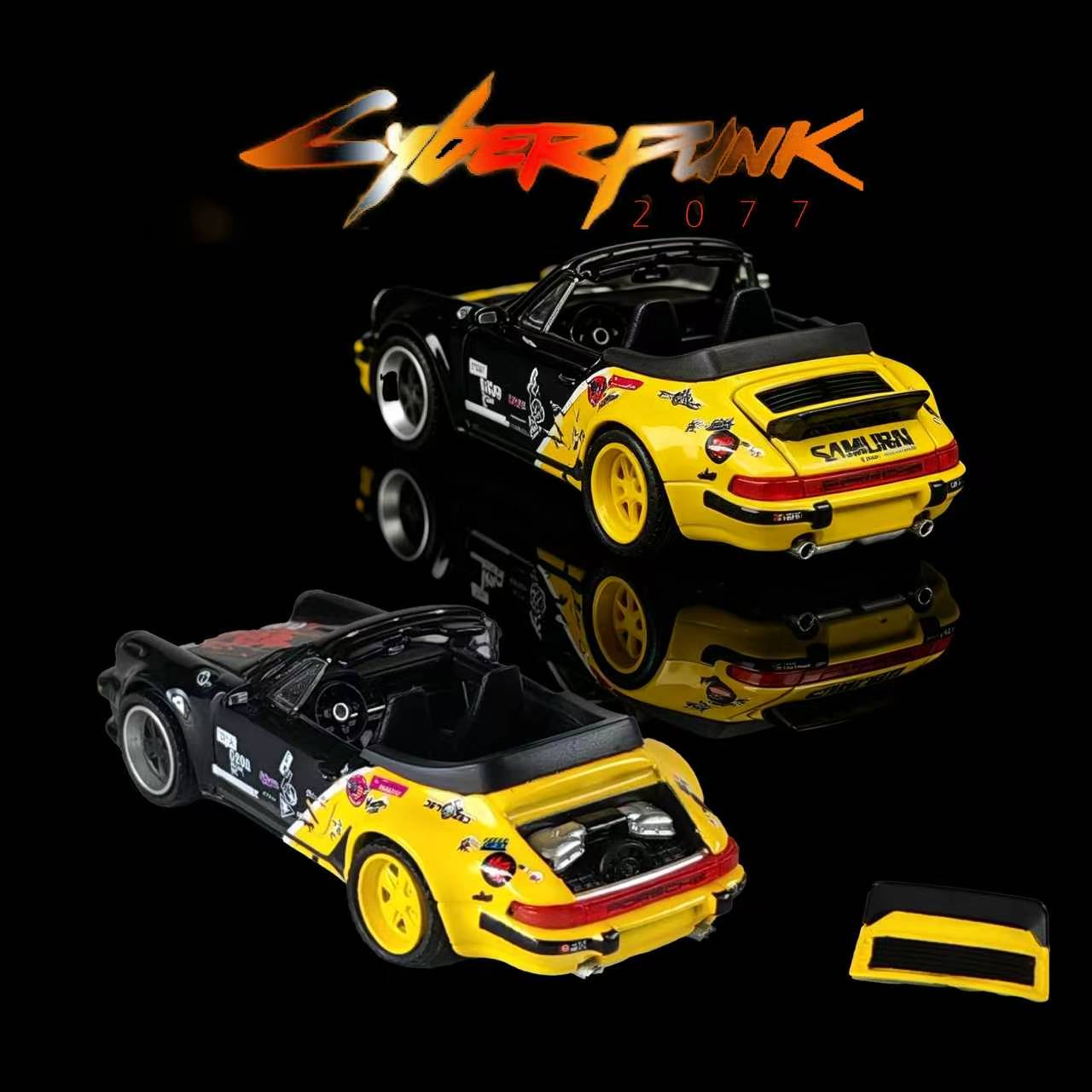 (Pre-Order) RHINOMODEL 1:64 Porsche 911 Turbo Cabriolet (930) Diecast Model **DEADLINE: June 25th, 2026**