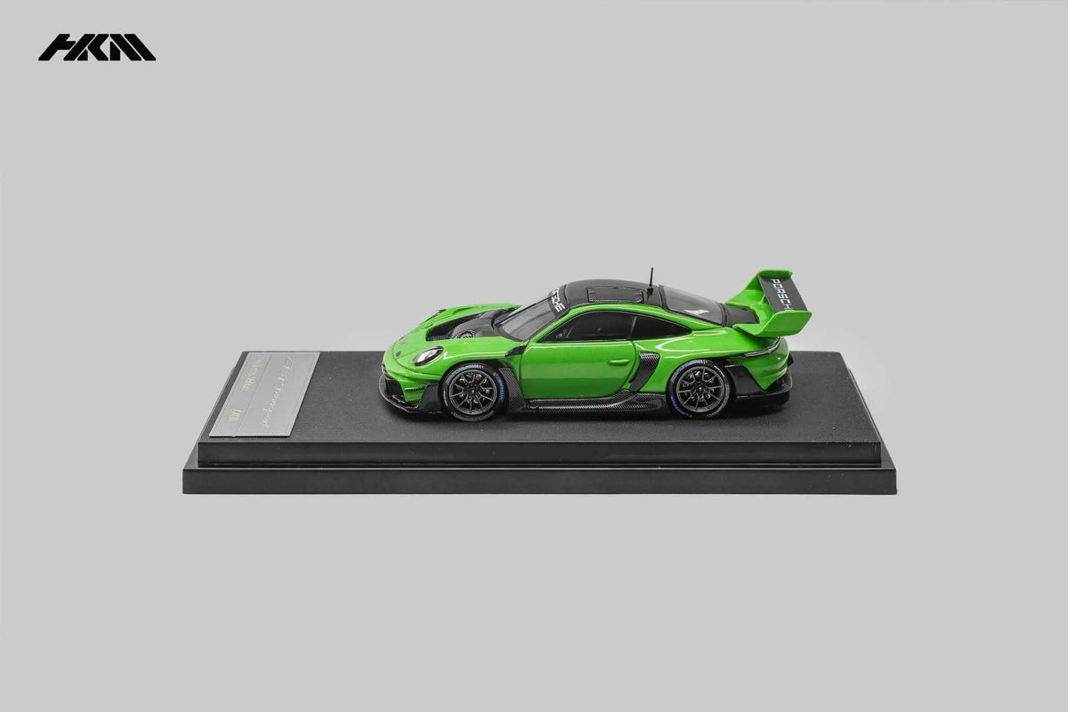 (Coming Soon) HKM 1:64 911 (992) GT3 R Rennsport Viper Green