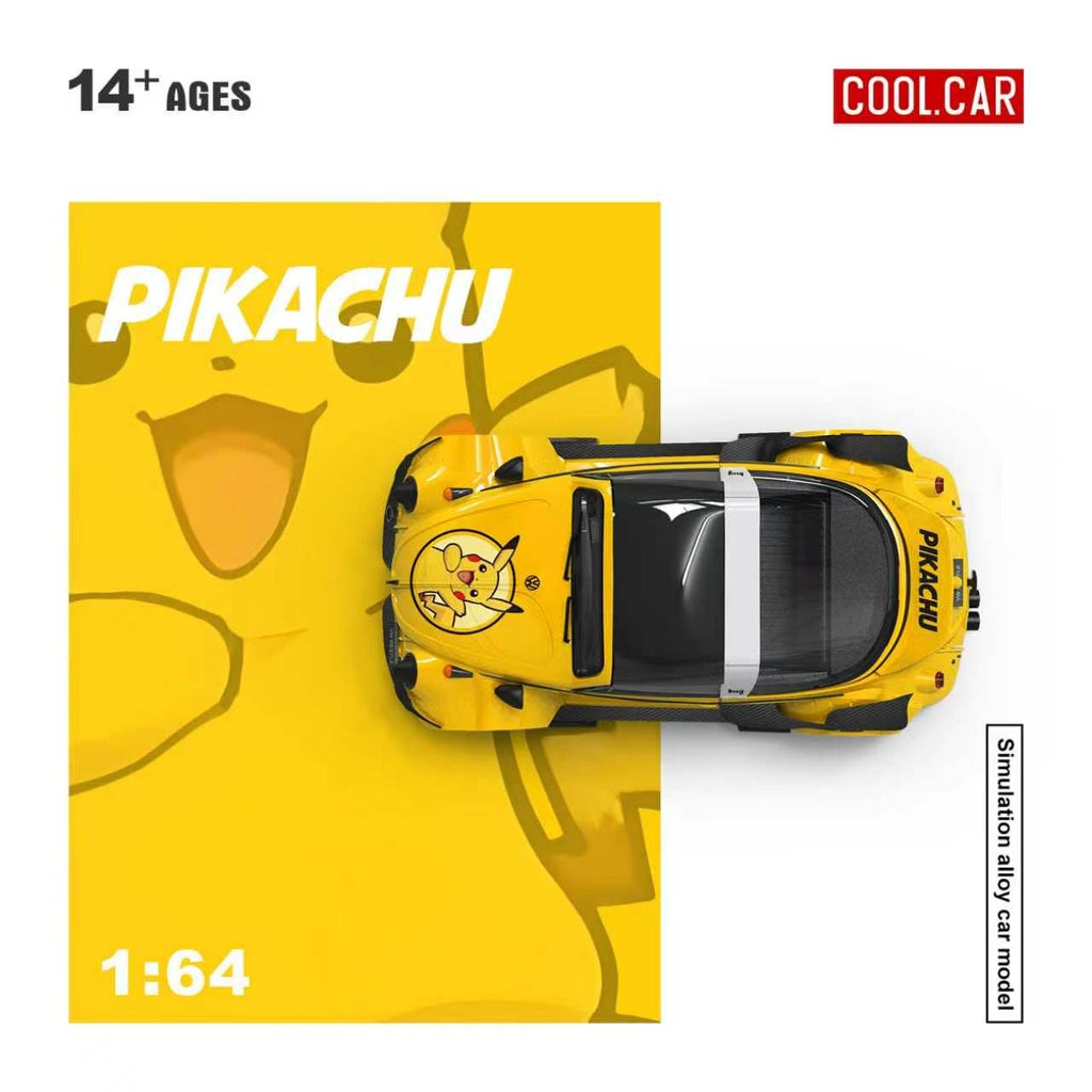 (Coming Soon) COOLCAR 1:64 Beetle Pikachu livery Simulation Diecast Model