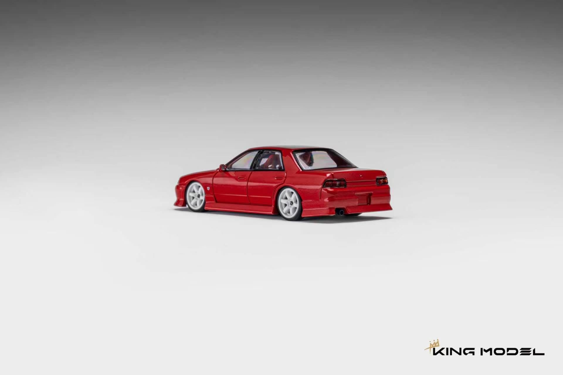 (Coming Soon) KINGMODEL 1/64 R32 GTS-t Type-M URAS Modified Version Diecast model - Sunset Red