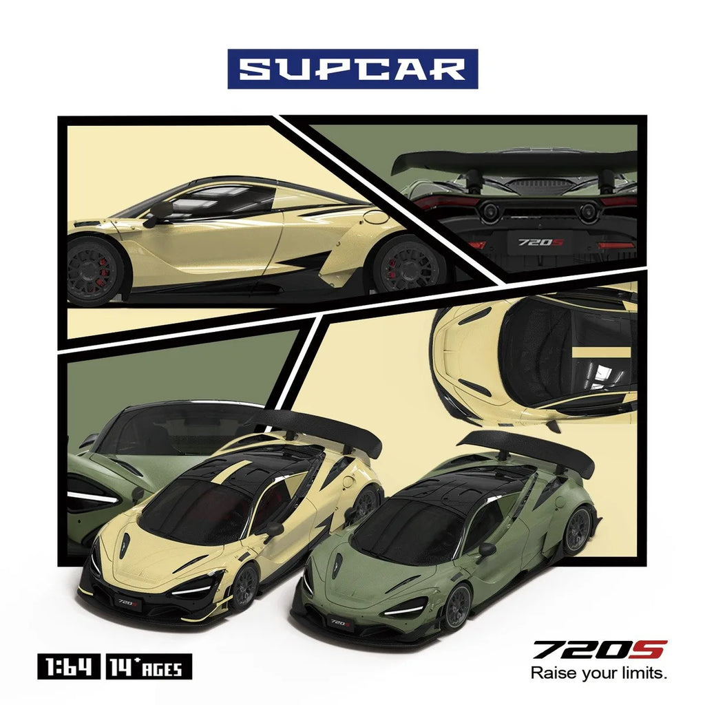 (Coming Soon) SUPCAR 1:64 McLaren 720S military green