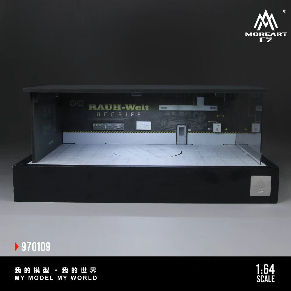 (Coming Soon) MOREART 1:64 RWB TURNTABLE SCENE