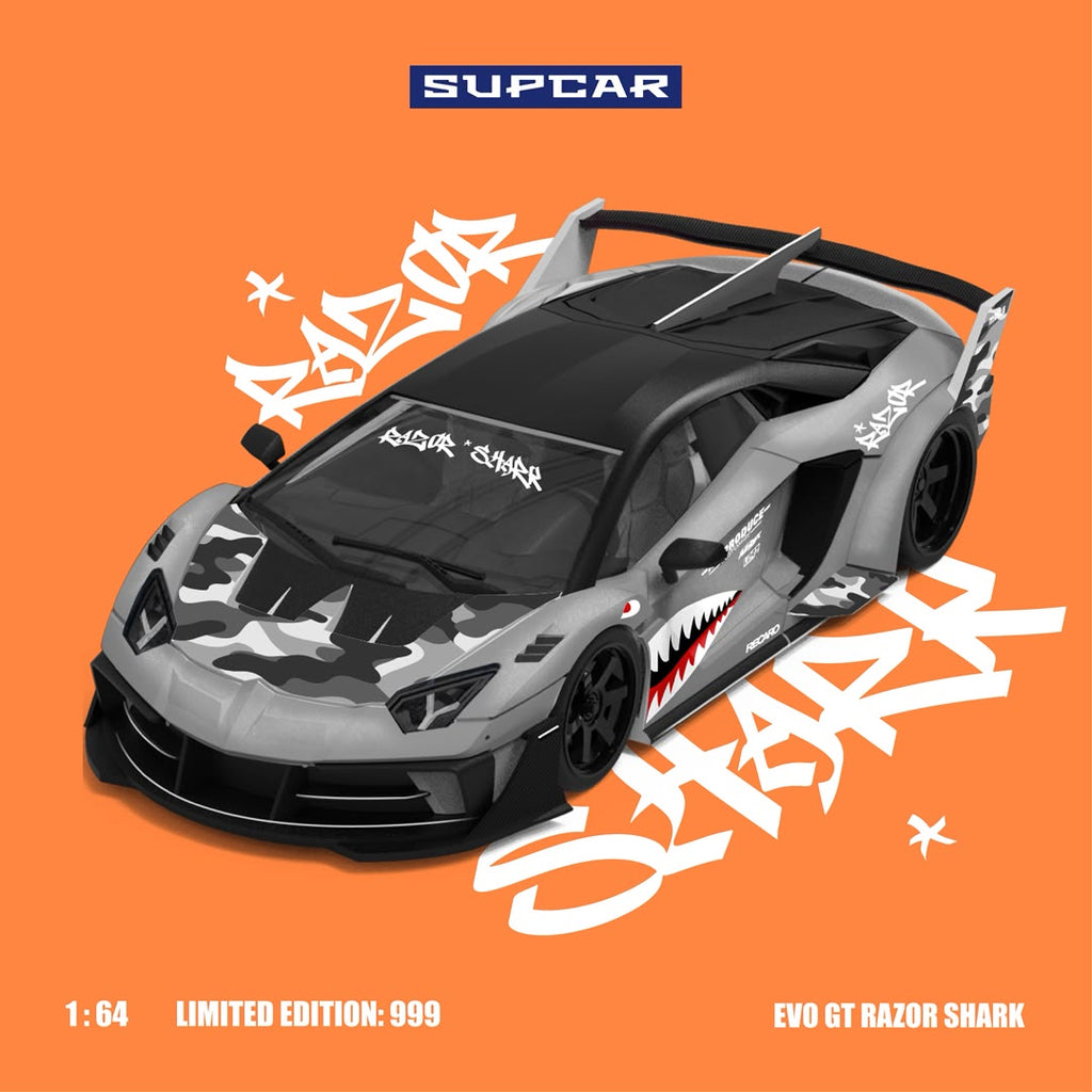 (Coming Soon) SUPCAR 1:64 Lamborghini GTEVO - Shark Livery