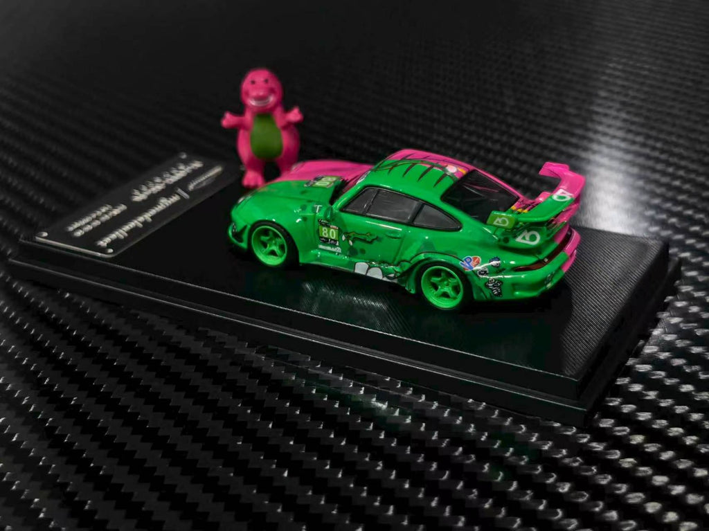 (Coming Soon) MYMODELCOLLECT 1:64 RWB993 High Wing Green/Pink Two-Tone Dragon Livery