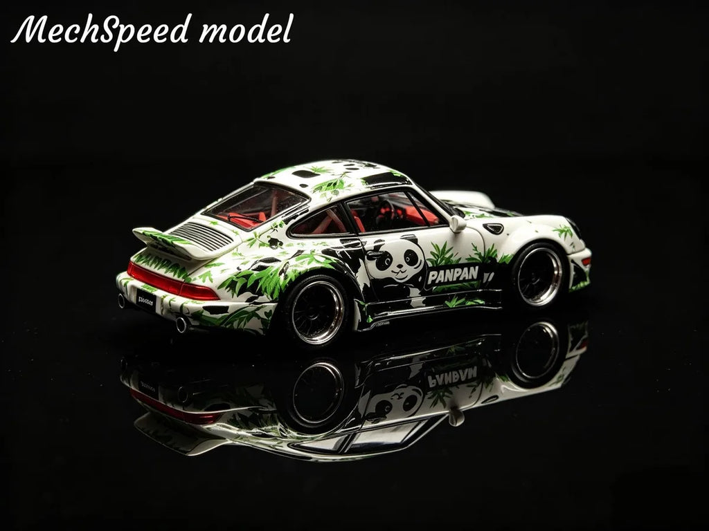 (Coming Soon) MECHSPEED 1:64 (RESIN) Rauh-Welt Widebody - RWB - Conversion "Panda" Livery