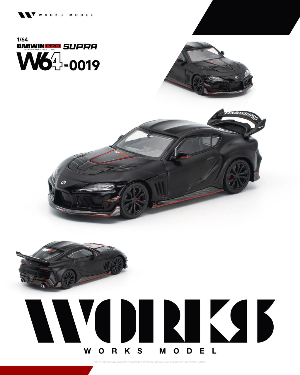(Coming Soon) 1/64 DARWIN PRO SUPRA DARK