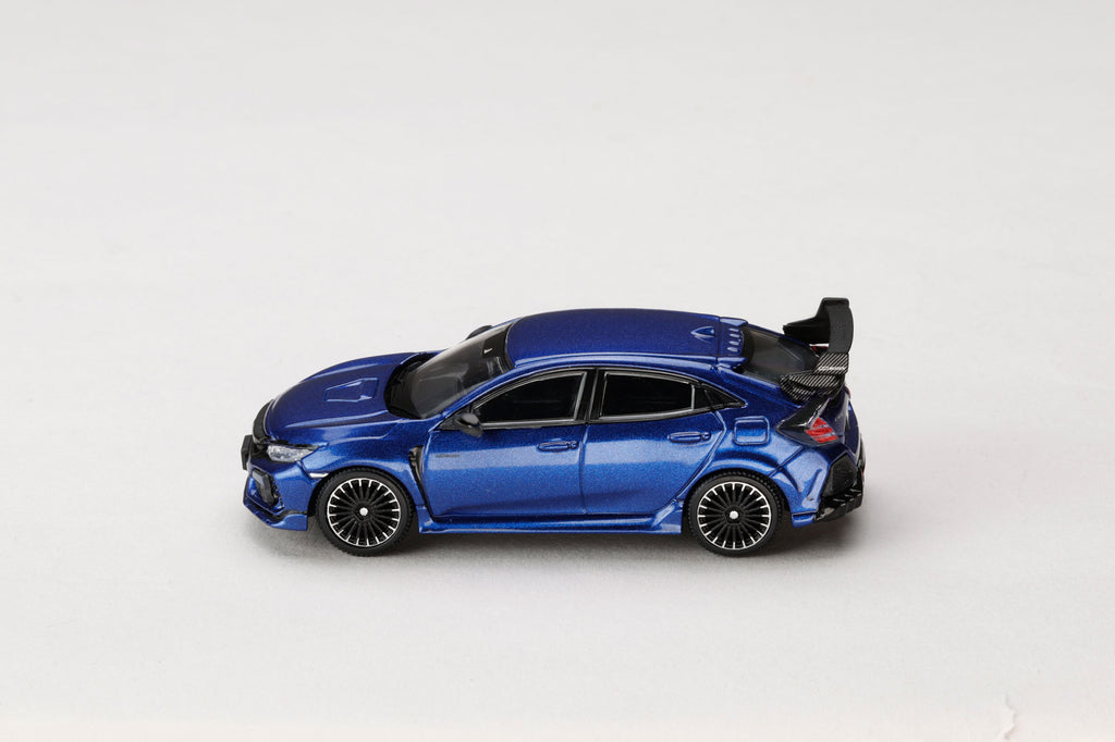 (Coming Soon) HOBBY JAPAN JDM64 1/64 MUGEN CIVIC TYPE R (FK8) 2017 - Racing Blue Pearl