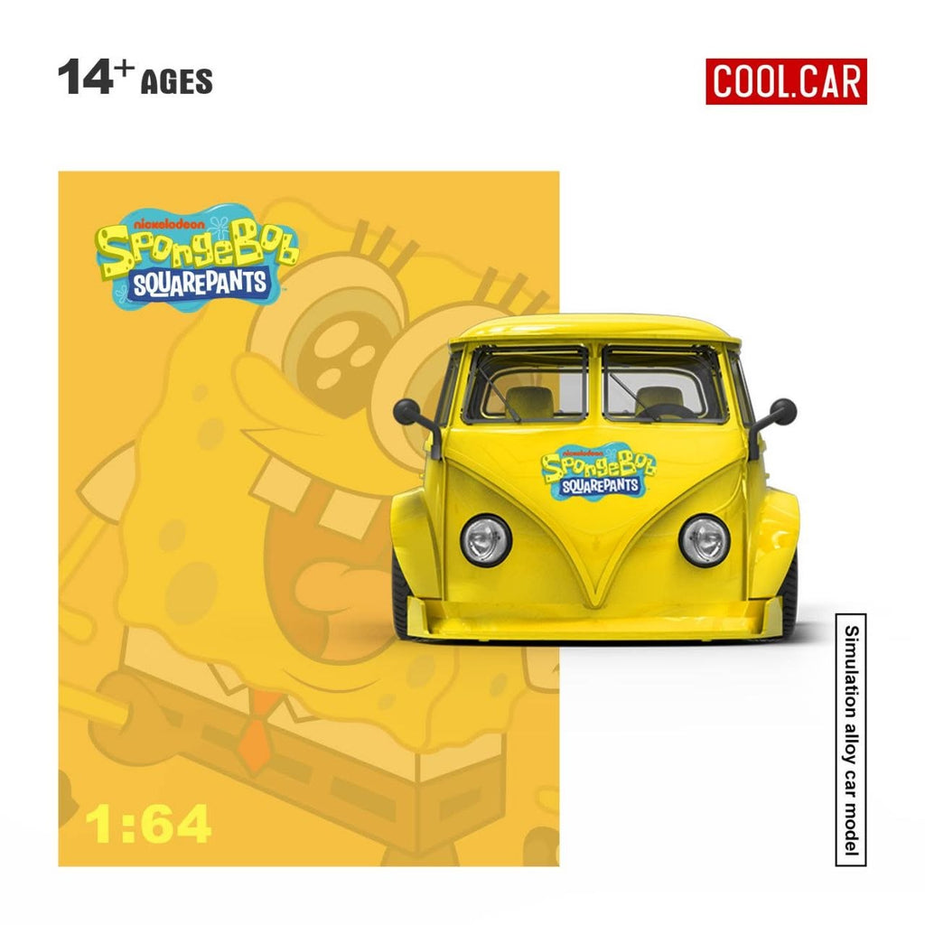 (Coming Soon) COOLCAR 1:64 Volkswagen T1 pickup truck SpongeBob