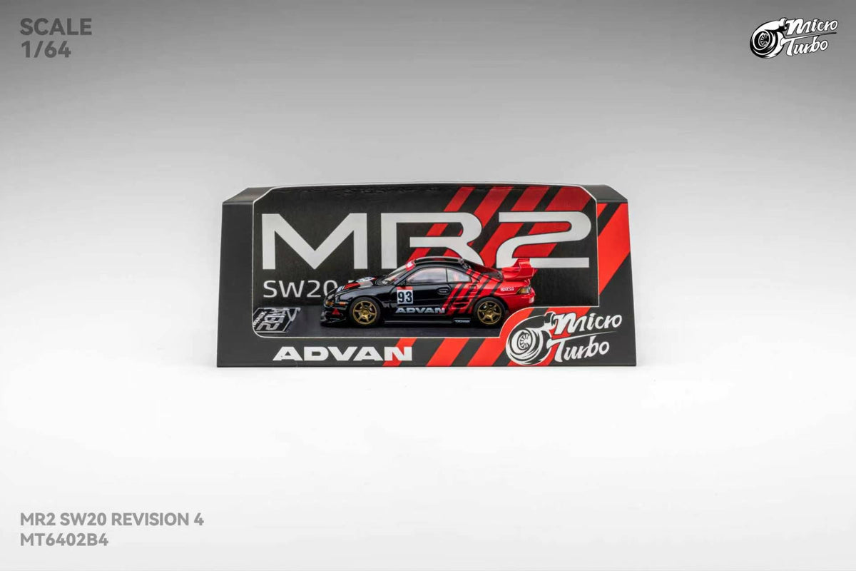 (Coming Soon) MICROTURBO 1/64 MR-2 SW20 Advan Livery
