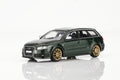 (Coming Soon) MOTORHELIX 1/64 Audi RS4 (B7) 2005 - Deep Green Pearl
