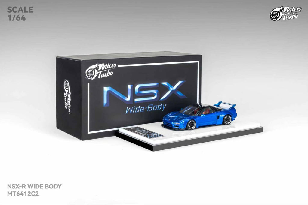 (Coming Soon) MICROTURBO 1/64 NSX Wide Body - Metallic Blue