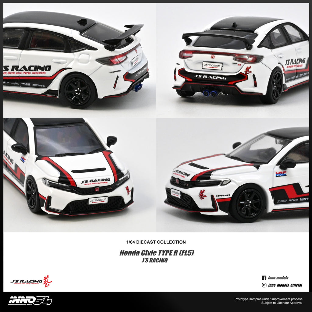 (Coming Soon) INNO64 1/64 HONDA CIVIC (FL5) J'S RACING