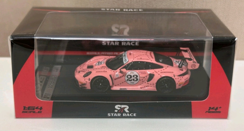 (Coming Soon) Star Race 1:64 Porsche 911 GT3 Pink Pig Livery